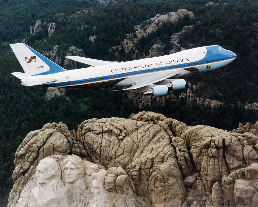 Air Force One: USAF aircraft carrying the US president