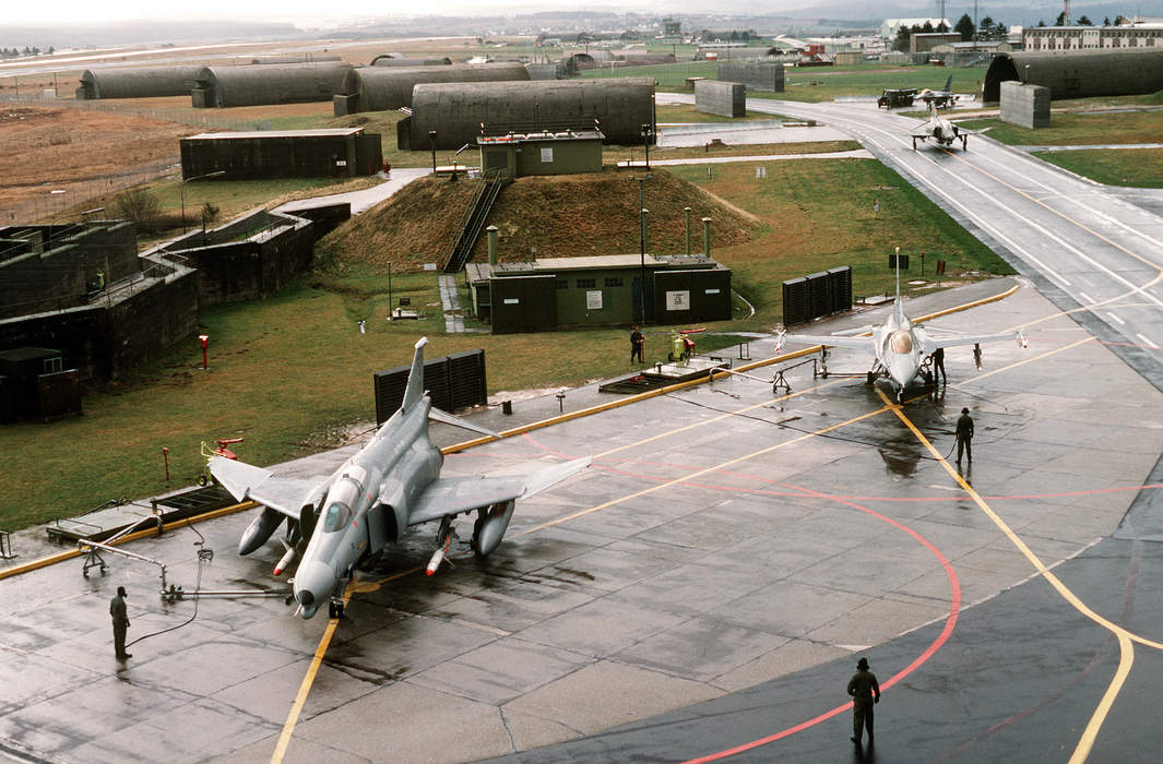 Air base: Aerodrome used by a military force for the operation of military aircraft