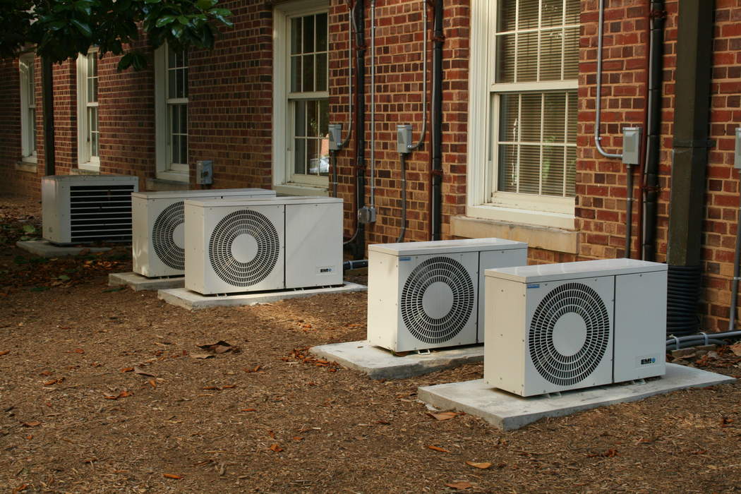 Air conditioning: Cooling of air in an enclosed space