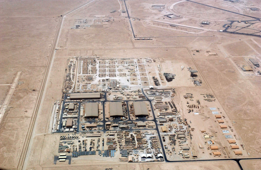 Al Udeid Air Base: Military facility southwest of Doha, Qatar, used by US Air Force