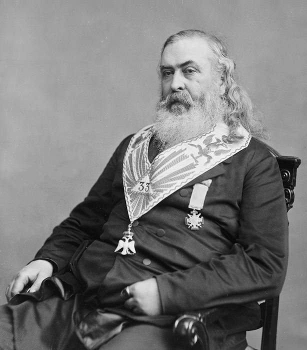 Albert Pike: American author, Freemason, and soldier (1809–1891)