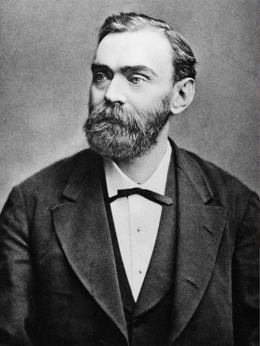 Alfred Nobel: Swedish chemist, philanthropist, and armaments manufacturer (1833–1896)