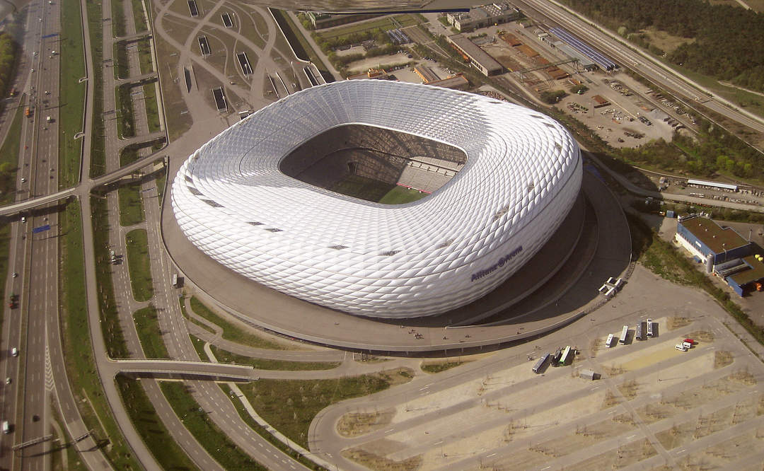 Allianz Arena: Football stadium in Munich, Bavaria, Germany