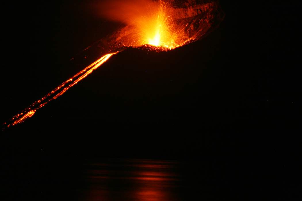 Anak Krakatoa: Volcanic island in the Sunda Strait