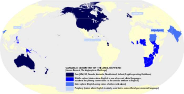 Anglosphere: Grouping of English-speaking nations