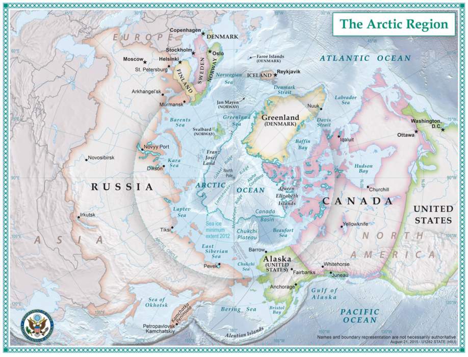 Arctic: Polar region of the Earth's northern hemisphere