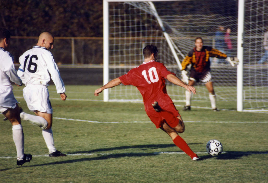 Association football: Team sport played with a spherical ball