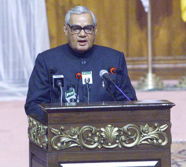 Atal Bihari Vajpayee: 10th Prime Minister of India in 1996 and from 1998–2004