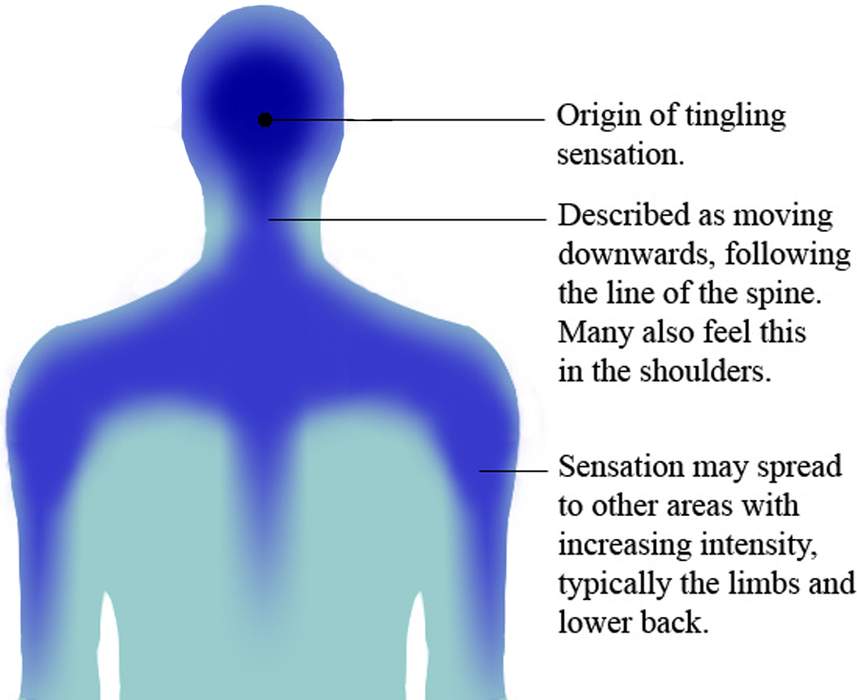 ASMR: Static-like or tingling sensation on the skin/body