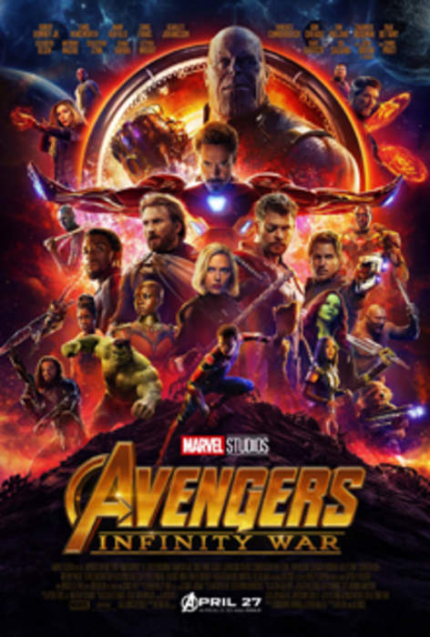 Avengers: Infinity War: 2018 superhero film produced by Marvel Studios