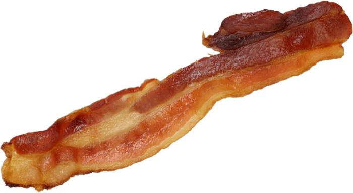 Bacon: Type of salt-cured pork