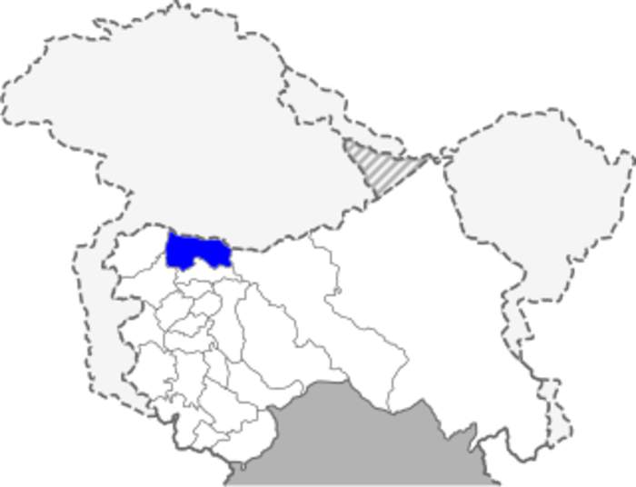 Bandipore district: District of Jammu and Kashmir administered by India