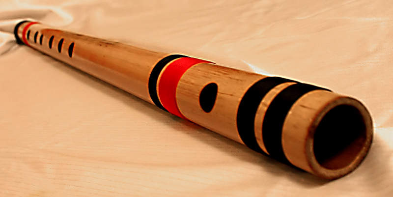 Bansuri: Indian side blown flute, generally bamboo