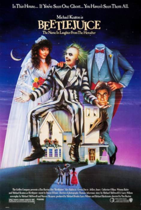 Beetlejuice: 1988 American fantasy comedy film directed by Tim Burton