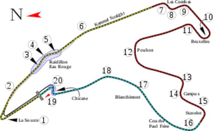 Belgian Grand Prix: Annual Formula One race at the Circuit de Spa-Francorchamps