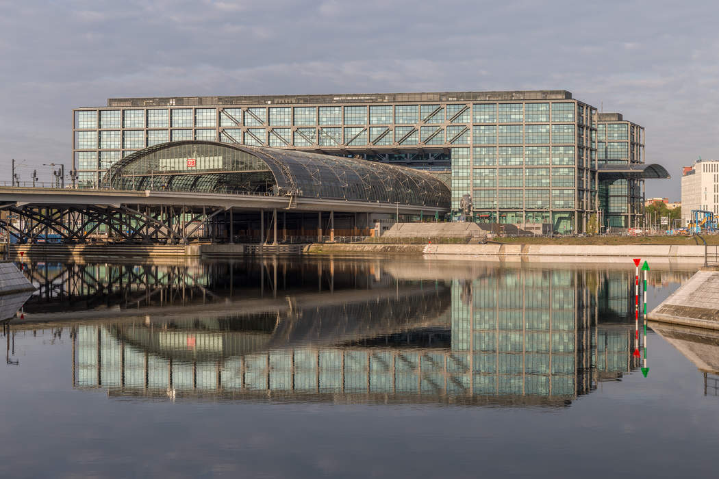 Berlin Hauptbahnhof: Main railway station of Berlin, Germany