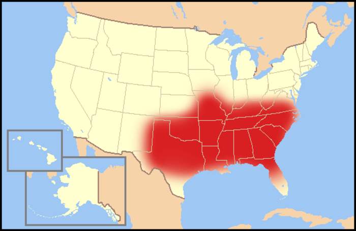 Bible Belt: Cultural region of the United States