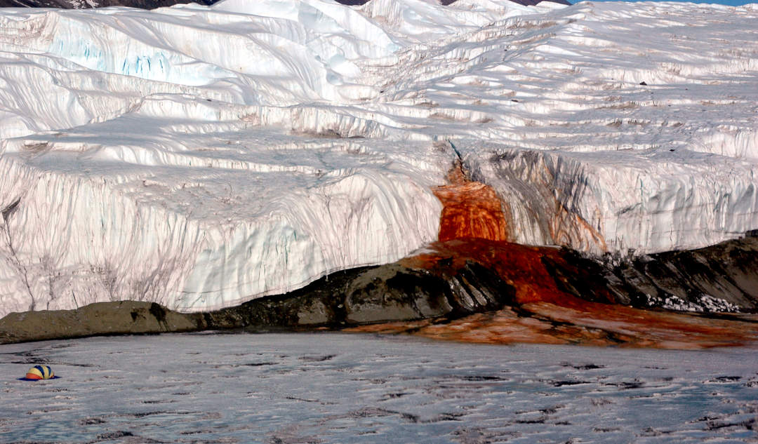 Blood Falls: Glacier in Antarctica