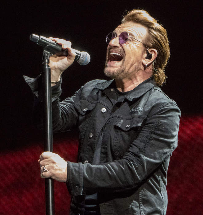 Bono: Irish musician and lead vocalist of U2