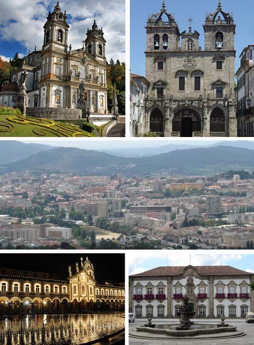 Braga: Municipality and City in North, Portugal