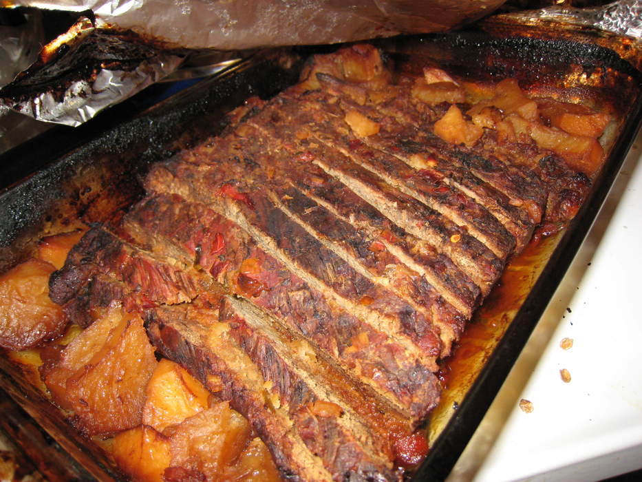 Brisket: Cut of beef