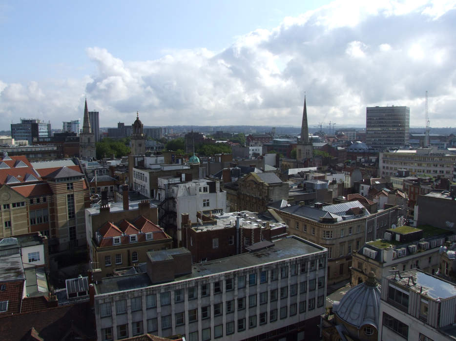 Bristol City Centre: Central Business District in England