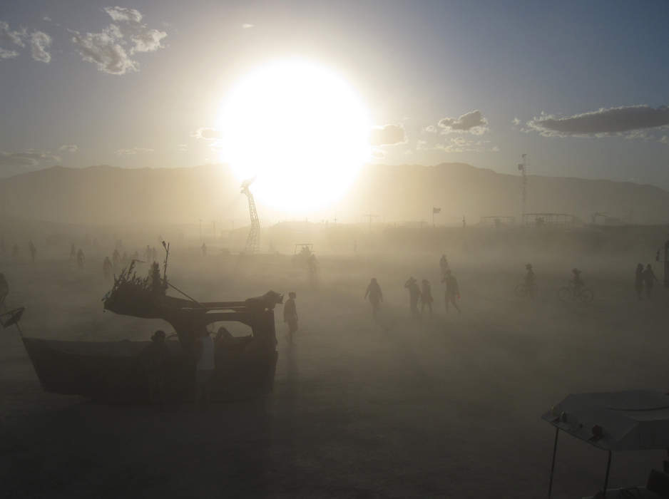 Burning Man: Annual experimental event in Nevada, US