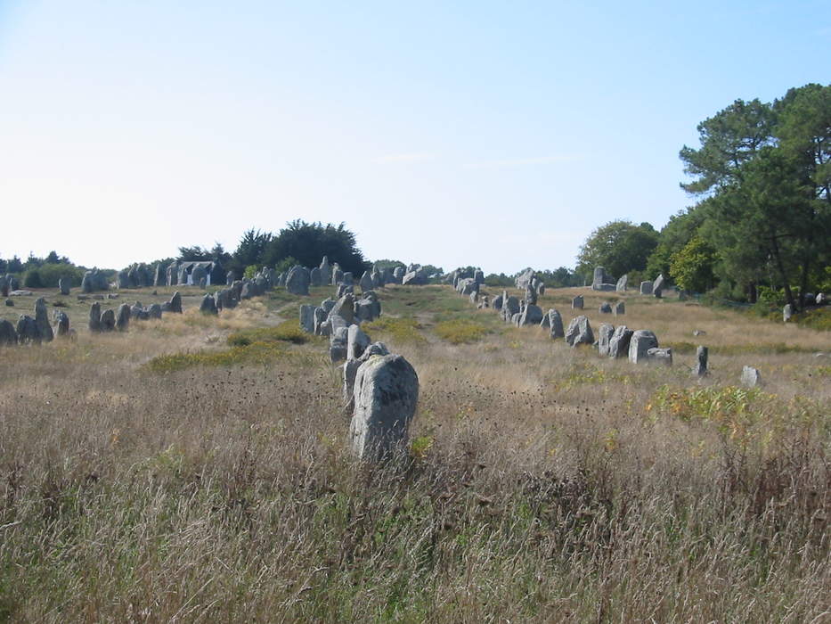 Carnac: Commune in Brittany, France, known for its Neolithic standing stones