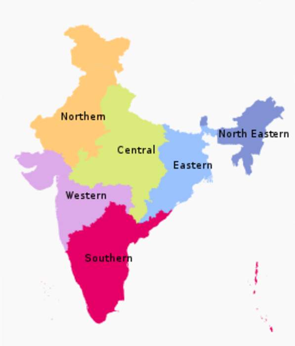 Central India: Group of centrally located Indian states