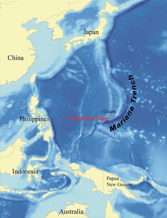 Challenger Deep: Deepest known point in the Earth's seabed hydrosphere