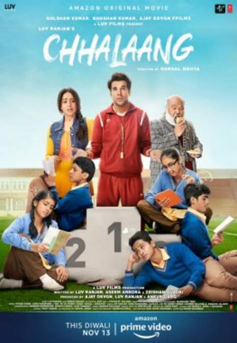 Chhalaang: 2020 Sports Drama comedy film by Hansal Mehta
