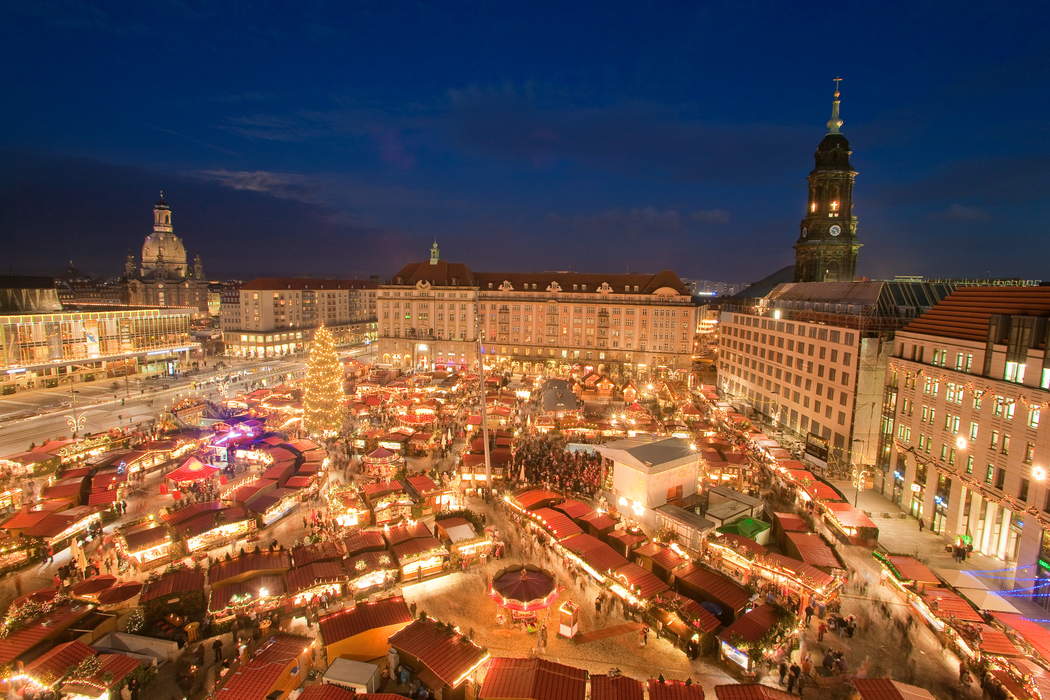 Christmas market: Street market that is associated with the celebration of Christmas