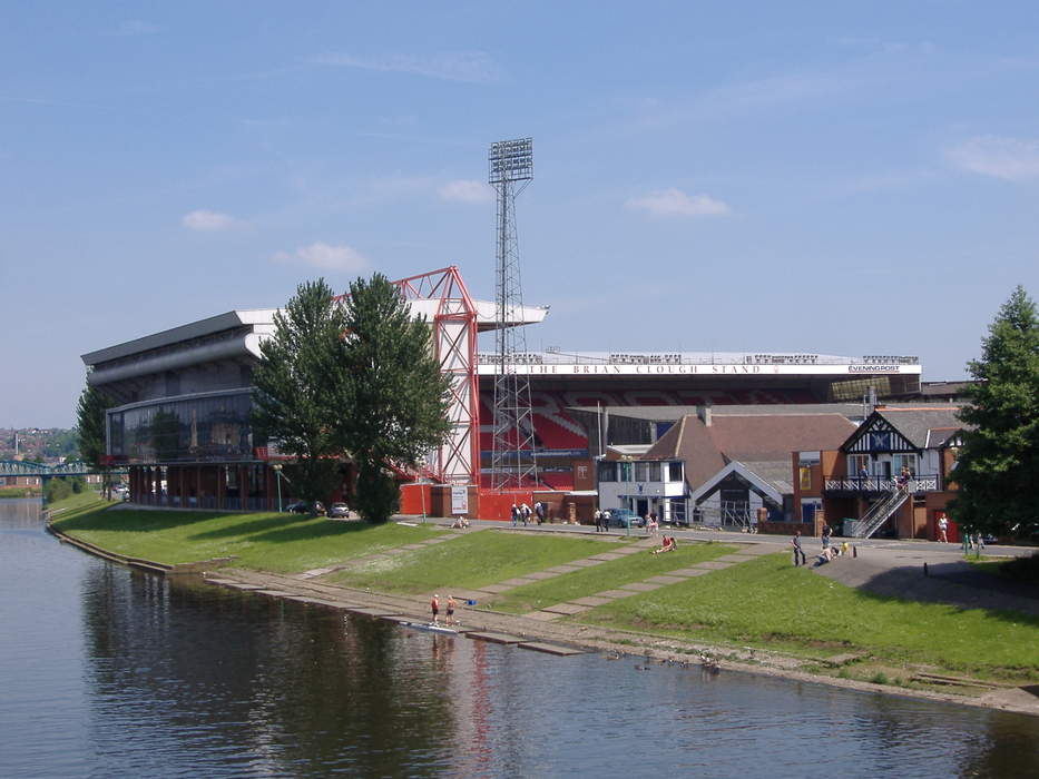 City Ground: Football stadium in Nottinghamshire, England
