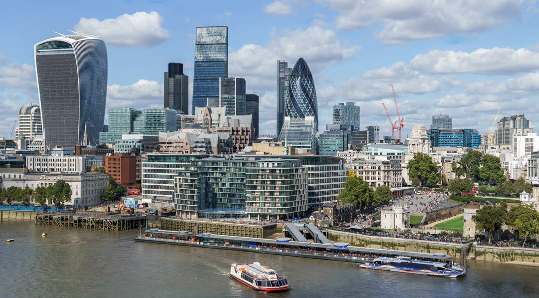 City of London: Central business district of London, England