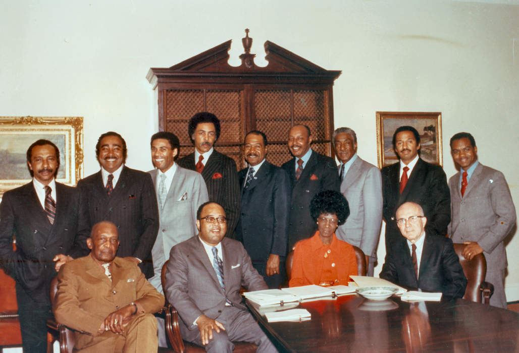 Congressional Black Caucus: Caucus comprising most black members of the United States Congress