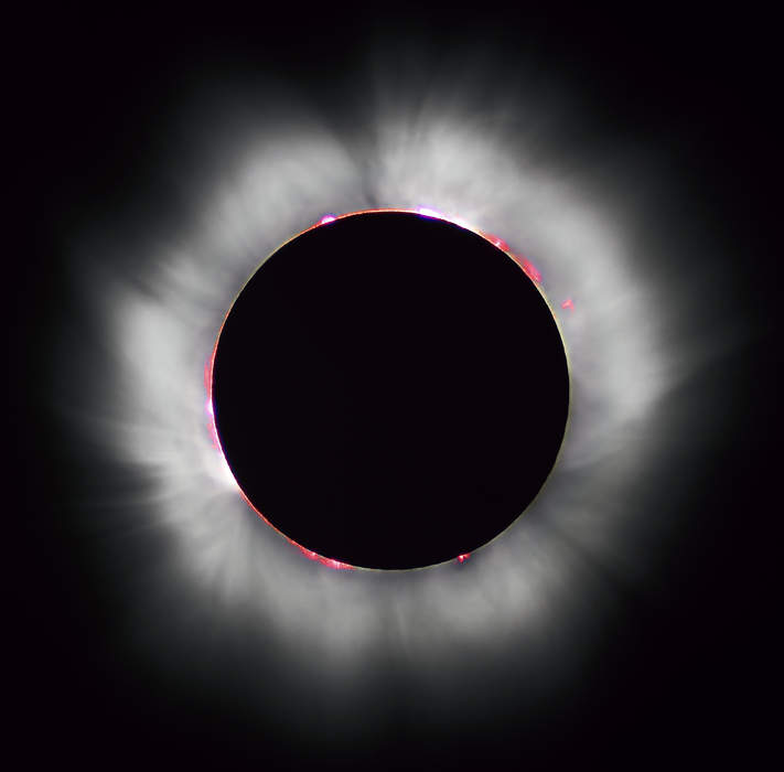 Stellar corona: Outermost layer of a star's atmosphere