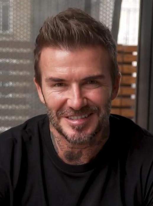David Beckham: English footballer (born 1975)
