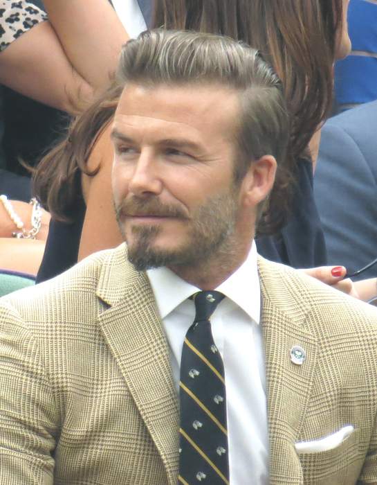 David Beckham: English footballer (born 1975)
