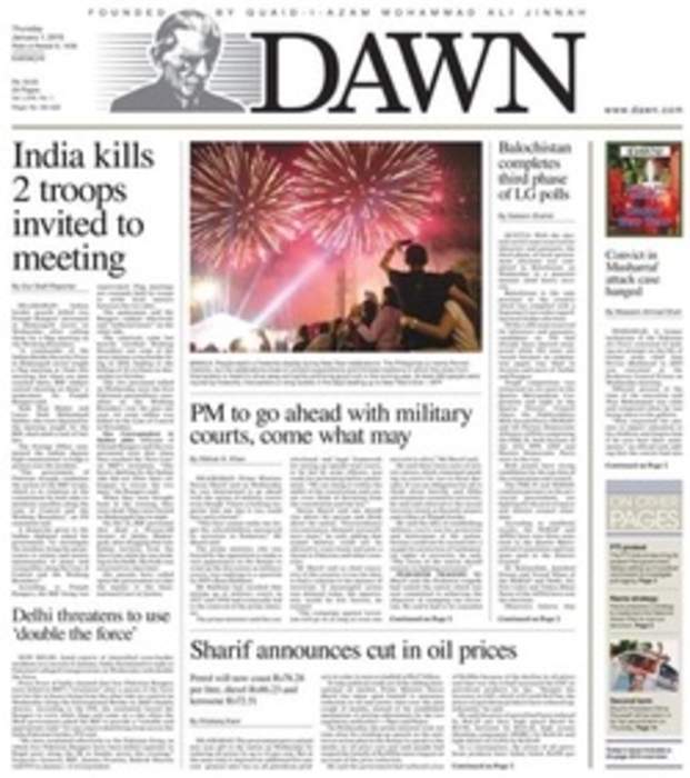 Dawn (newspaper): Newspaper published from Pakistan