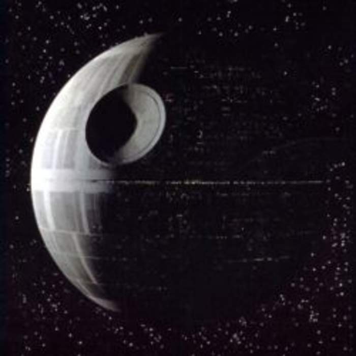 Death Star: Fictional moon-sized space station and superweapon