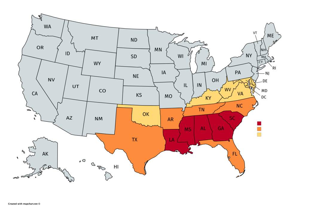 Deep South: Cultural region of the United States