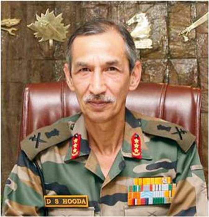 Deependra Singh Hooda: Lieutenant General, Indian Army