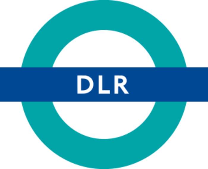 Docklands Light Railway: Automated light metro system in the Docklands area of London, England