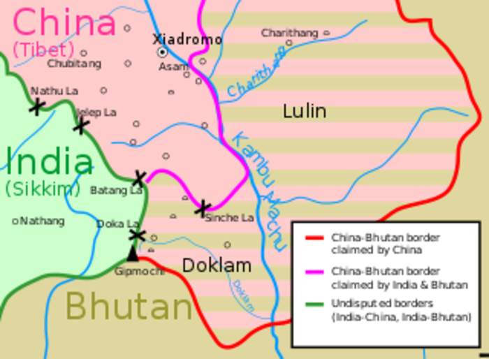 Doklam: Disputed area between China and Bhutan