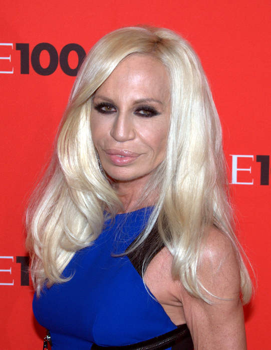 Donatella Versace: Italian fashion luxury designer (born 1955)