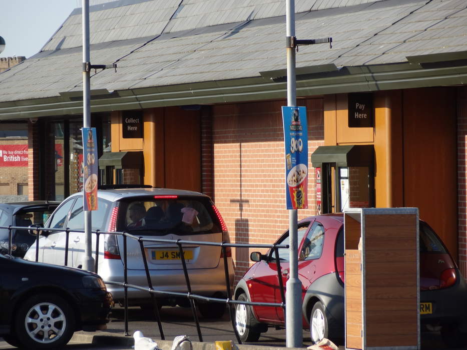 Drive-through: Service that motorists can use from their vehicle (without parking)