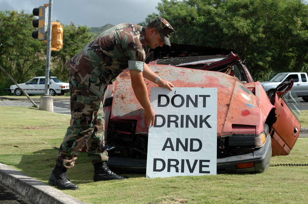 Driving under the influence: Driving a motor vehicle while under the influence of an impairing substance