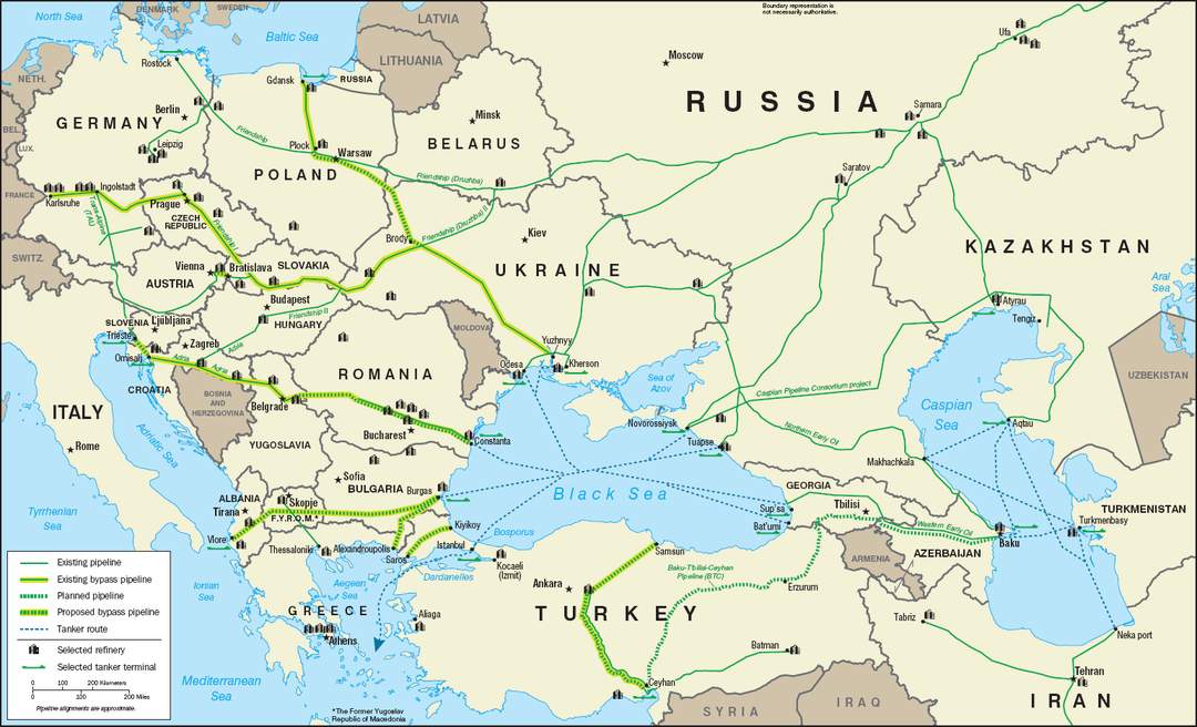Druzhba pipeline: Oil pipeline from Tatarstan, Russia