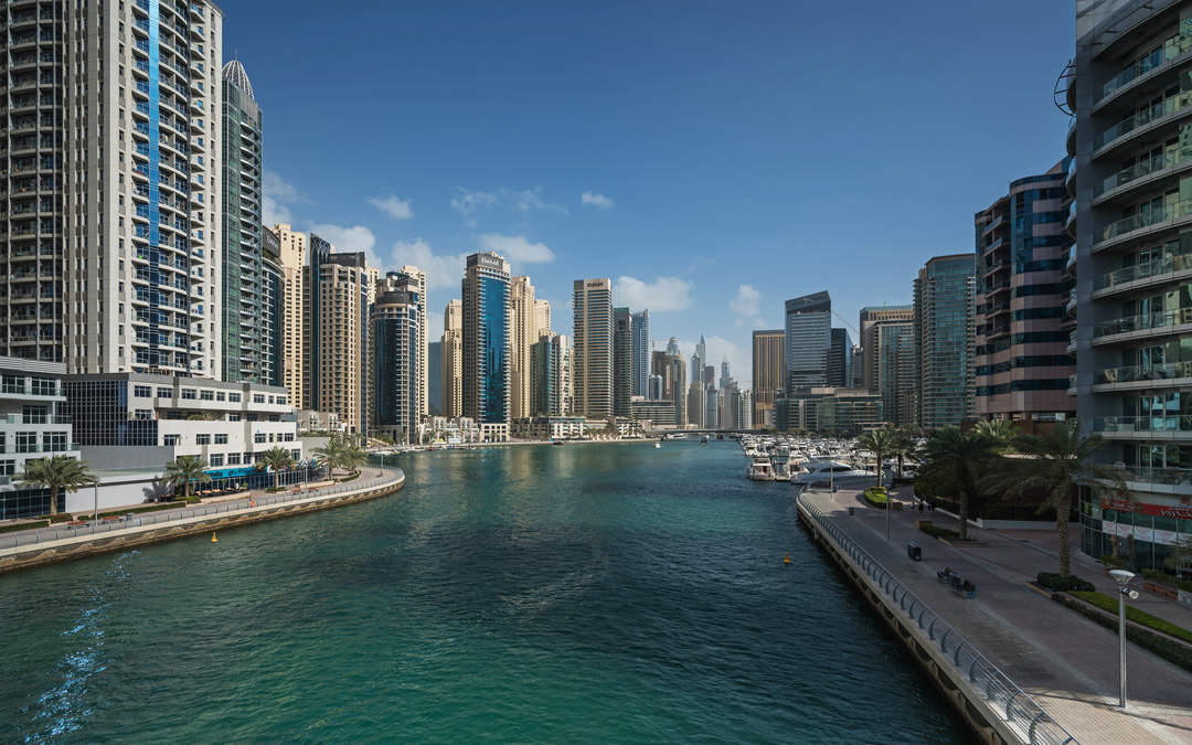 Dubai Marina: District in Dubai, United Arab Emirates