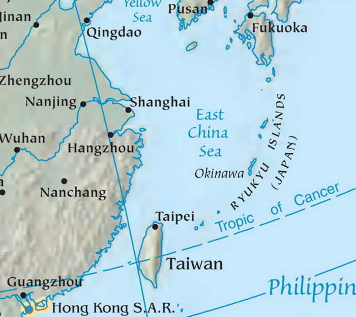 East China Sea: Marginal sea of the Pacific Ocean